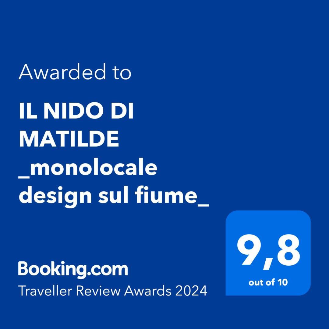 Ferienwohnung Il Nido Di Matilde _Monolocale Design Sul Fiume_ Rossena Exterior foto